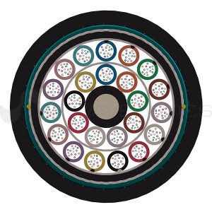 Single Armored Double-Jacket Cable 288 Front View