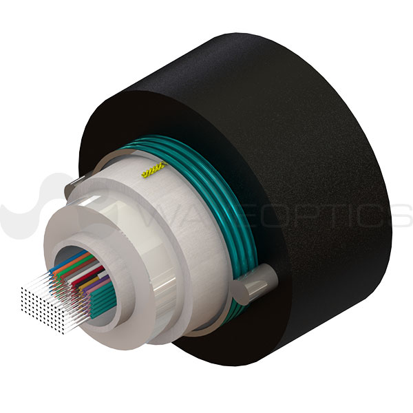 Central-Loose-Tube-Single-Armored-Flat-Ribbon-Cable-Dry