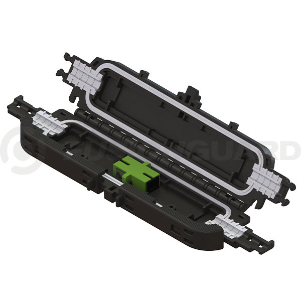 In-line-Fiber-Micro-Flat-Drop-Cable-Repair-Splice-Closure Fusionguard