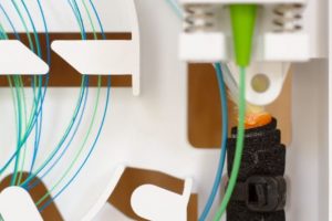 Fiber-optic-idoor-connection