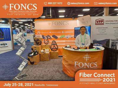 FONCS Fiber Connect booth 2021