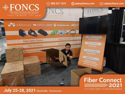 Move In Fiber Connect booth