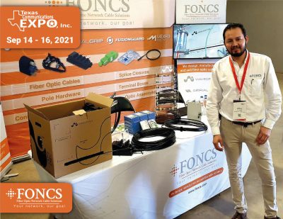 Texas Communications Expo booth 2021